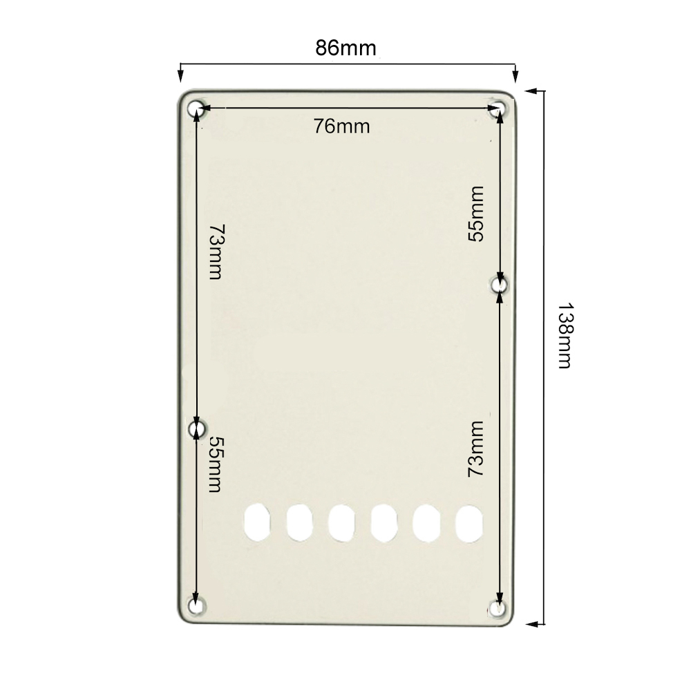 Backplate Tremolo Cover 3-Ply (Mint-Green) - 2