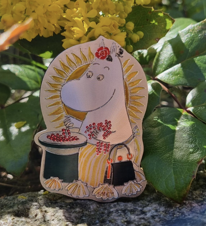 Mumin Aluminium Magnet - Muminmamma - 2
