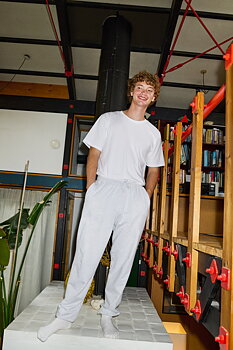 Sweatpants med elastisk mudd - Unisex - Neutral - Fairtrade & EKO GOTS - 7 olika färger