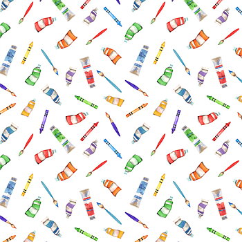 School is Cool - White Art Materials