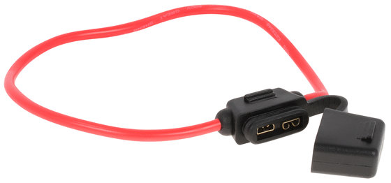 Säkringshållare plåt med 3,0mm2 kabel