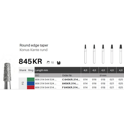 Cylinder konisk avhuggen FG 845KR/544, 5St.
