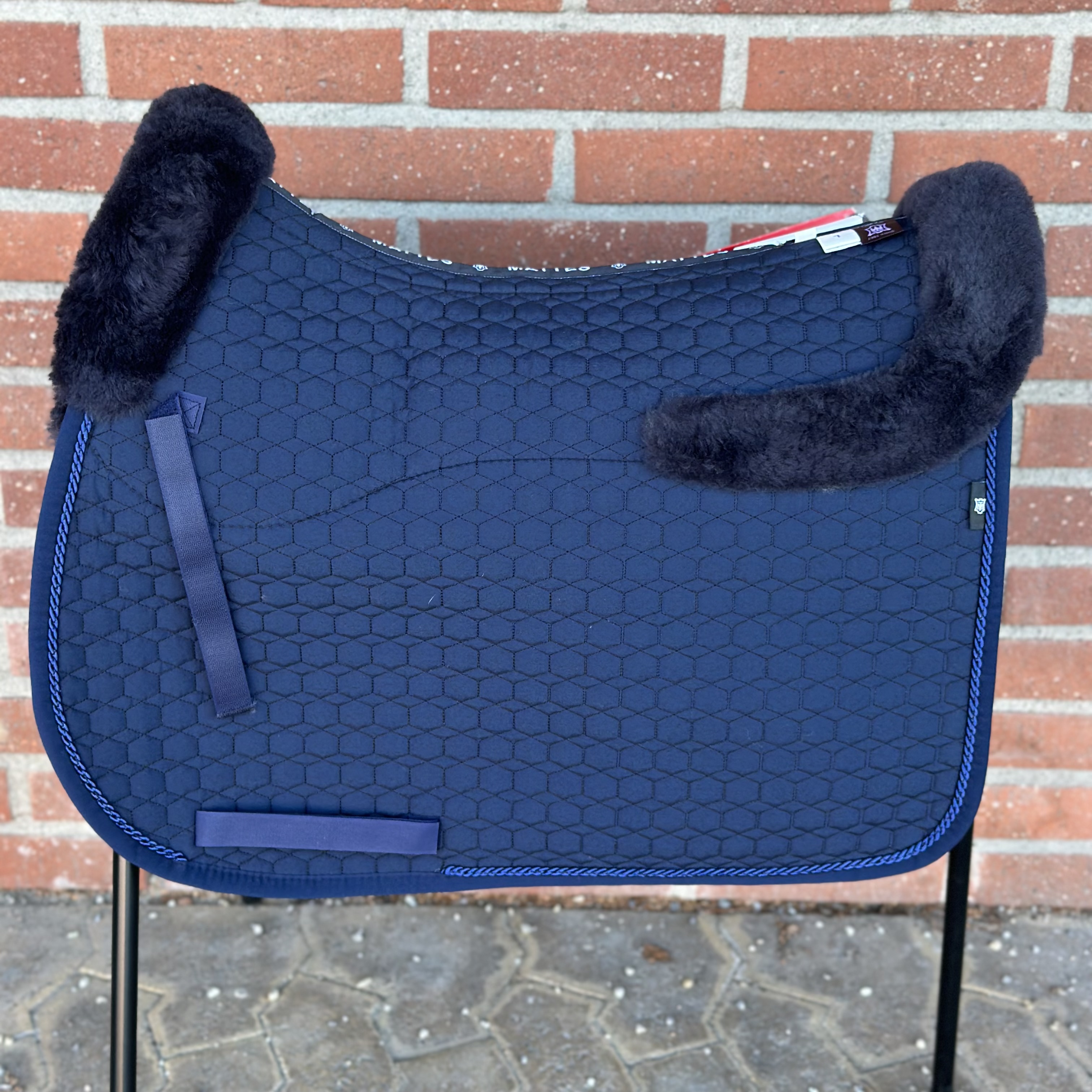 Mattes fårskinnsschabrak 1 fläta
