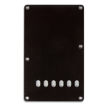 Backplate Tremolo Cover 1-Ply (Black)