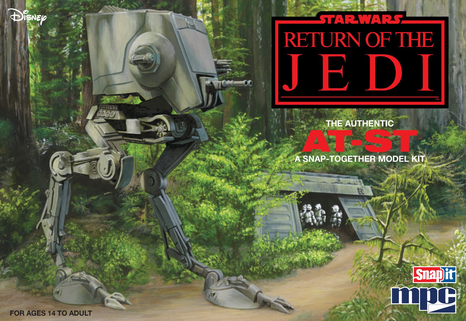 1/100 STAR WARS: RETURN OF THE JEDI AT-ST WALKER