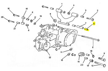 Bussning Motor Linhai 260/300/400 (24206)