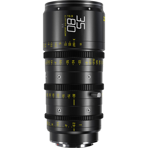 DZOFilm Catta Ace 18-35/35-80/70-135mm T2.9 Cine 3-Lens kit PL/EF Black - 6