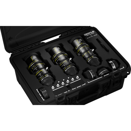 DZOFilm Catta Ace 18-35/35-80/70-135mm T2.9 Cine 3-Lens kit PL/EF