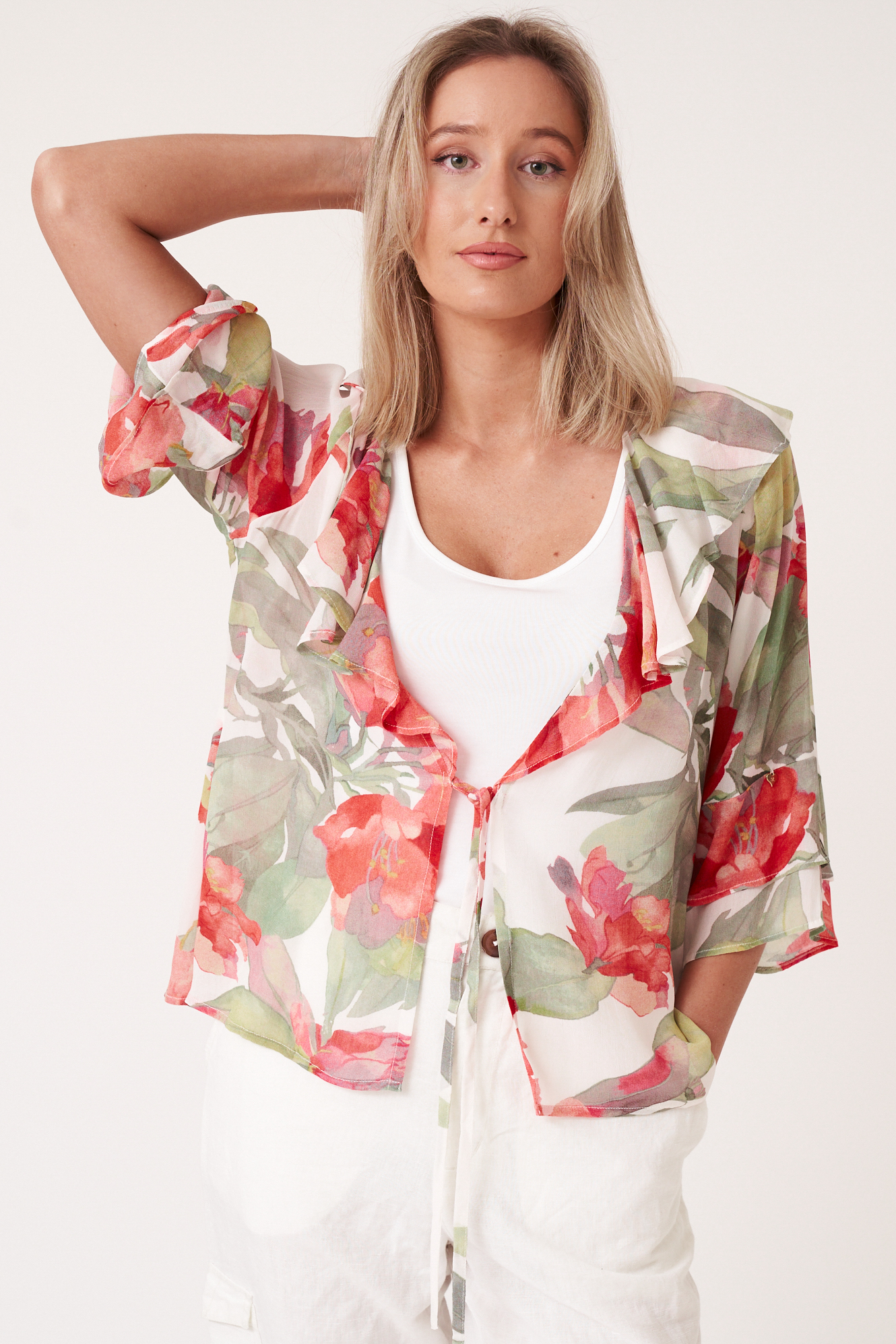 Katarina blouse  tomato - 5