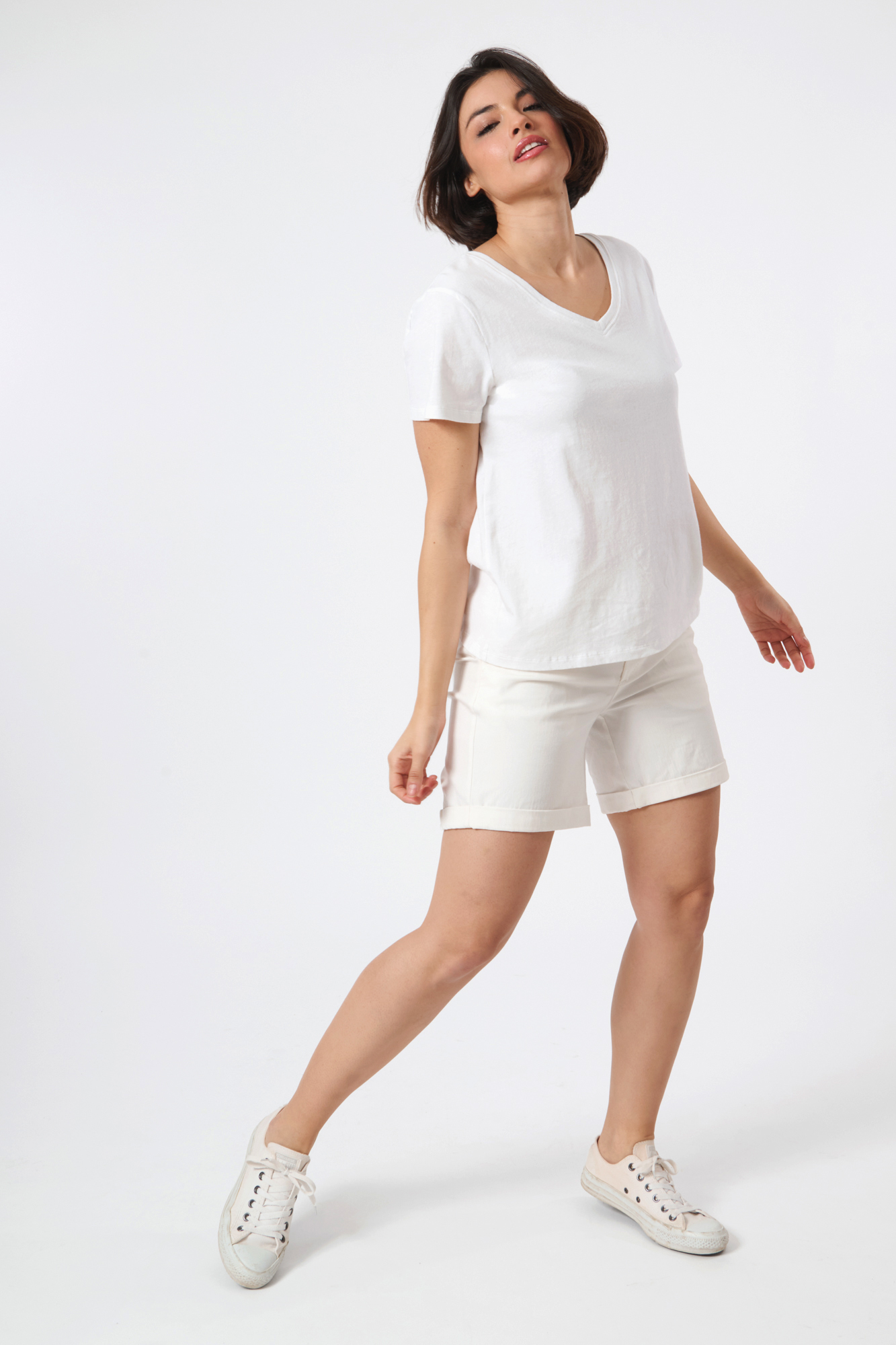 Leila shorts  offwhite