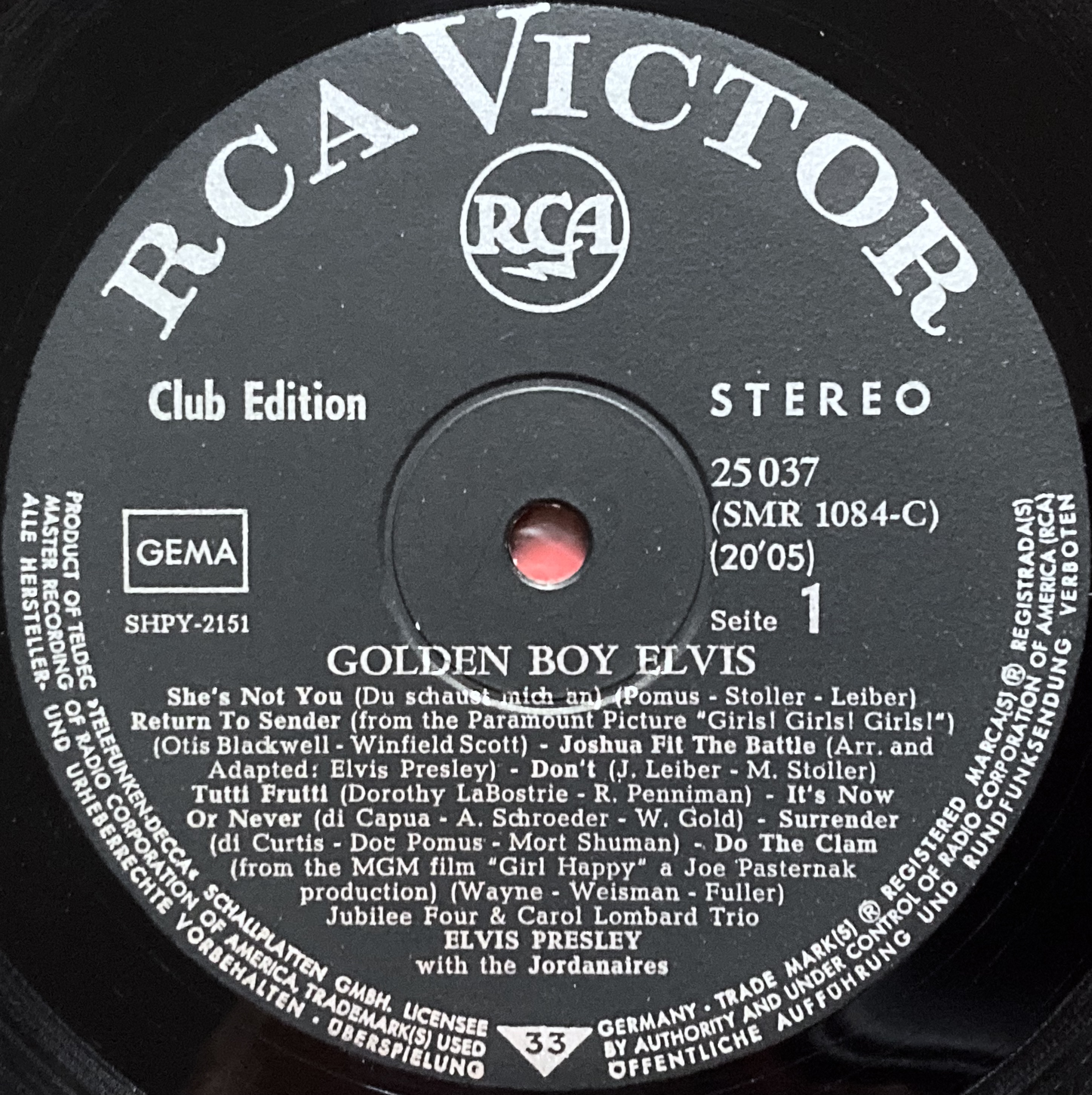 ELVIS PRESLEY - Golden boy Schweiz-orig LP 1965 - 4