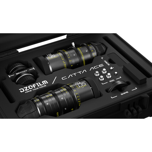 DZOFilm Catta Ace 18-35/70-135mm T2.9 Cine Zoom Lens PL/EF Bundle Black - 2
