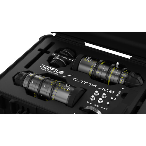 DZOFilm Catta Ace 18-35/70-135mm T2.9 Cine Zoom Lens PL/EF Bundle Black - 3