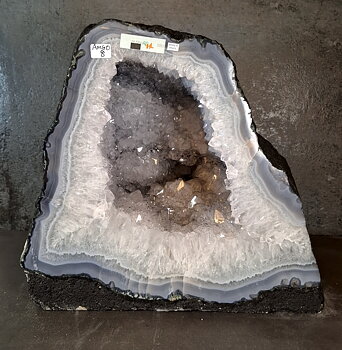 Agat / Bergkristall  Grotta  - 20kilo