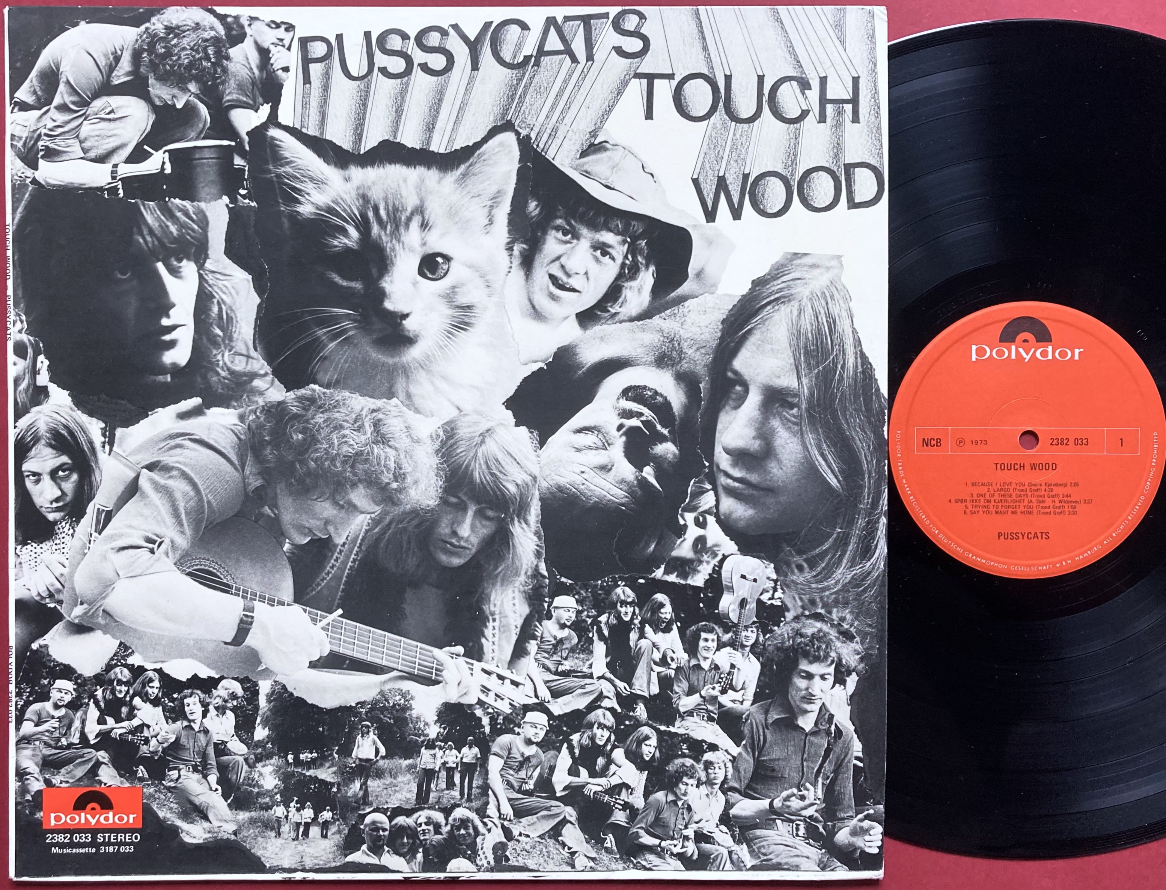 PUSSYCATS - Touch wood Norway-orig LP 1973