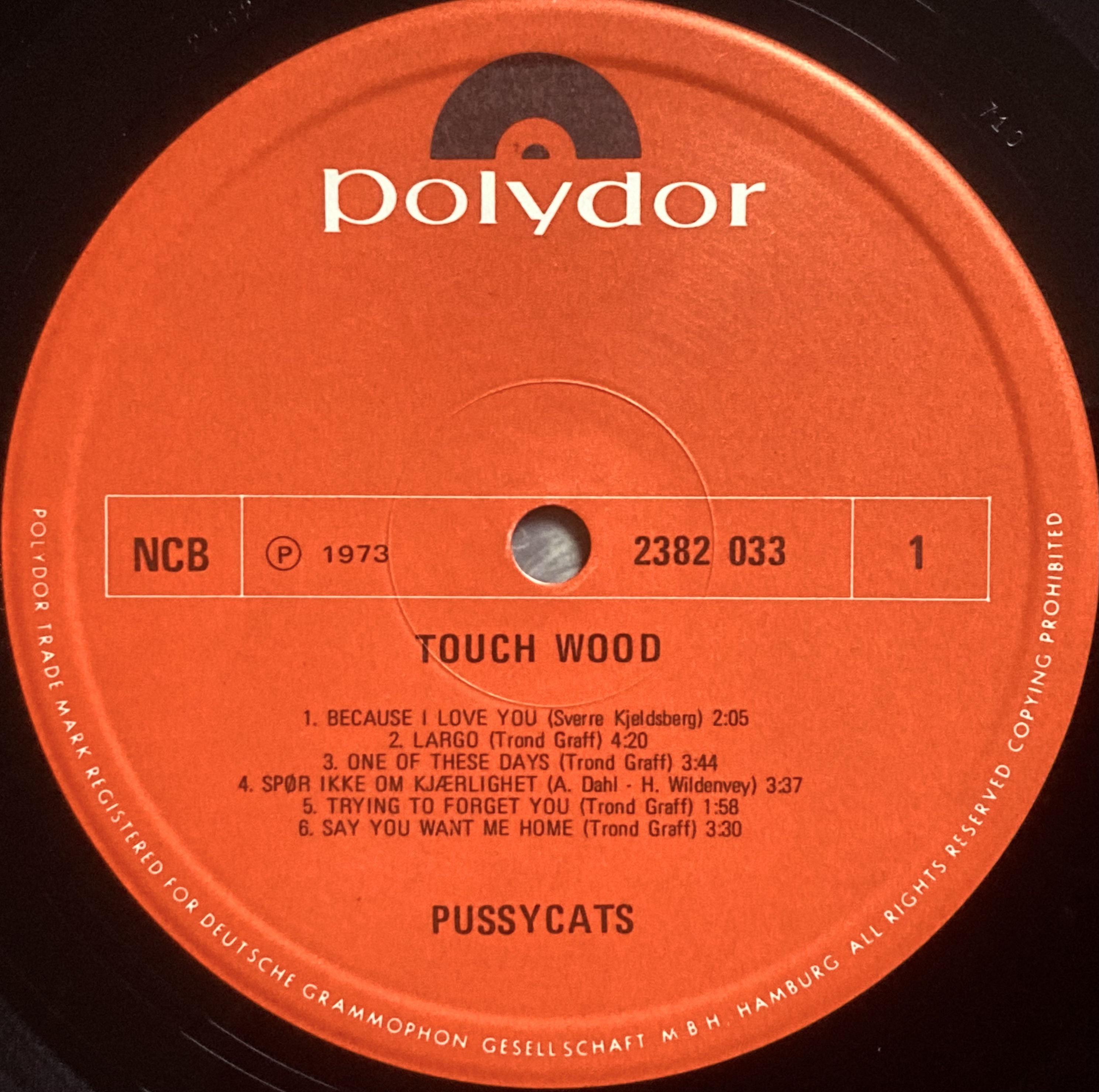 PUSSYCATS - Touch wood Norway-orig LP 1973 - 4