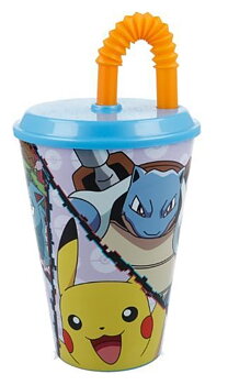 Pokemon Mugg med Sugrör