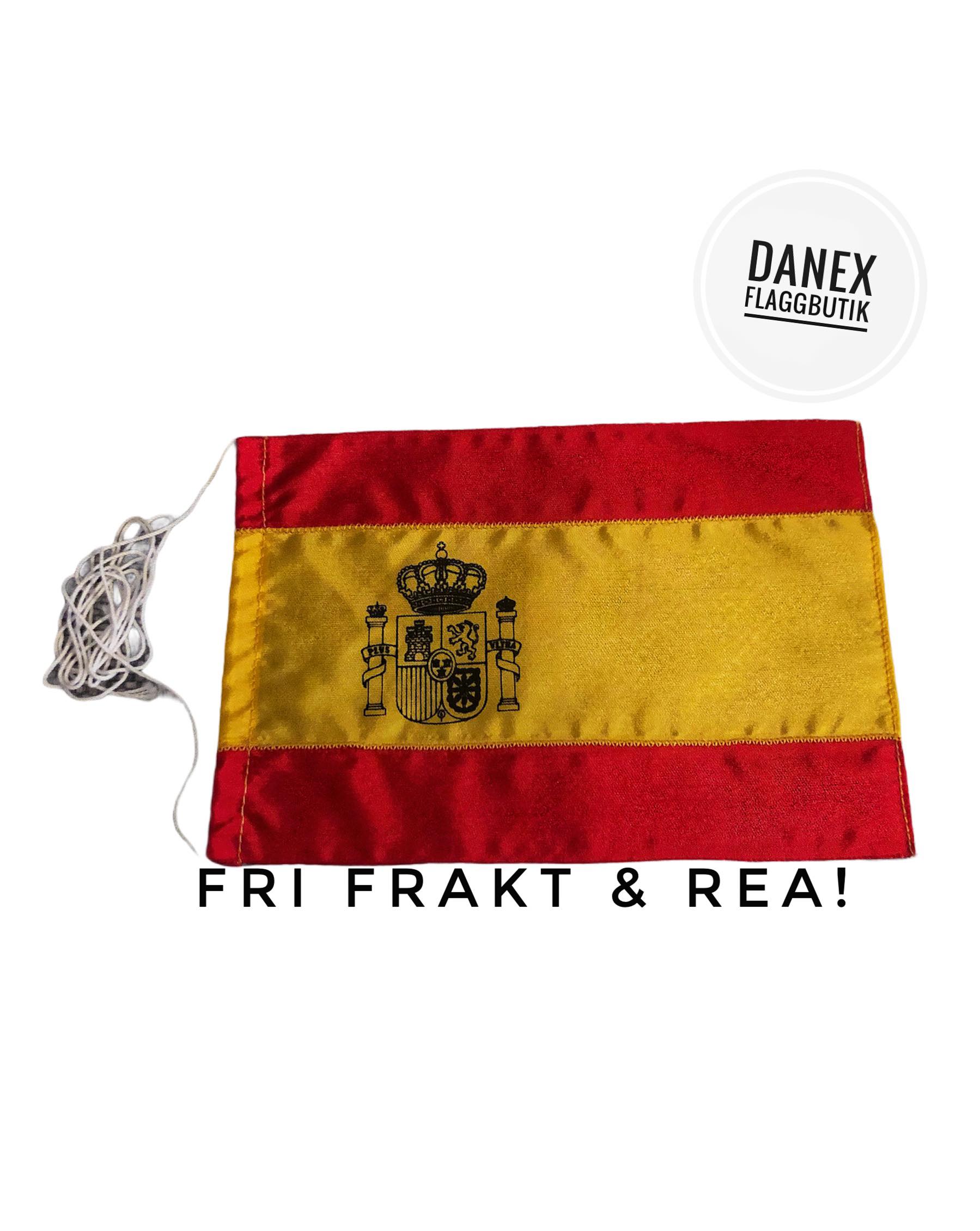 Bordsflagga REA - Spanien Stat - 12x18 cm