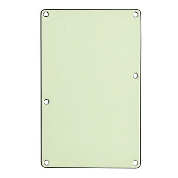 Backplate Tremolo Cover 3-Ply Without String Holes (Mint-Green)