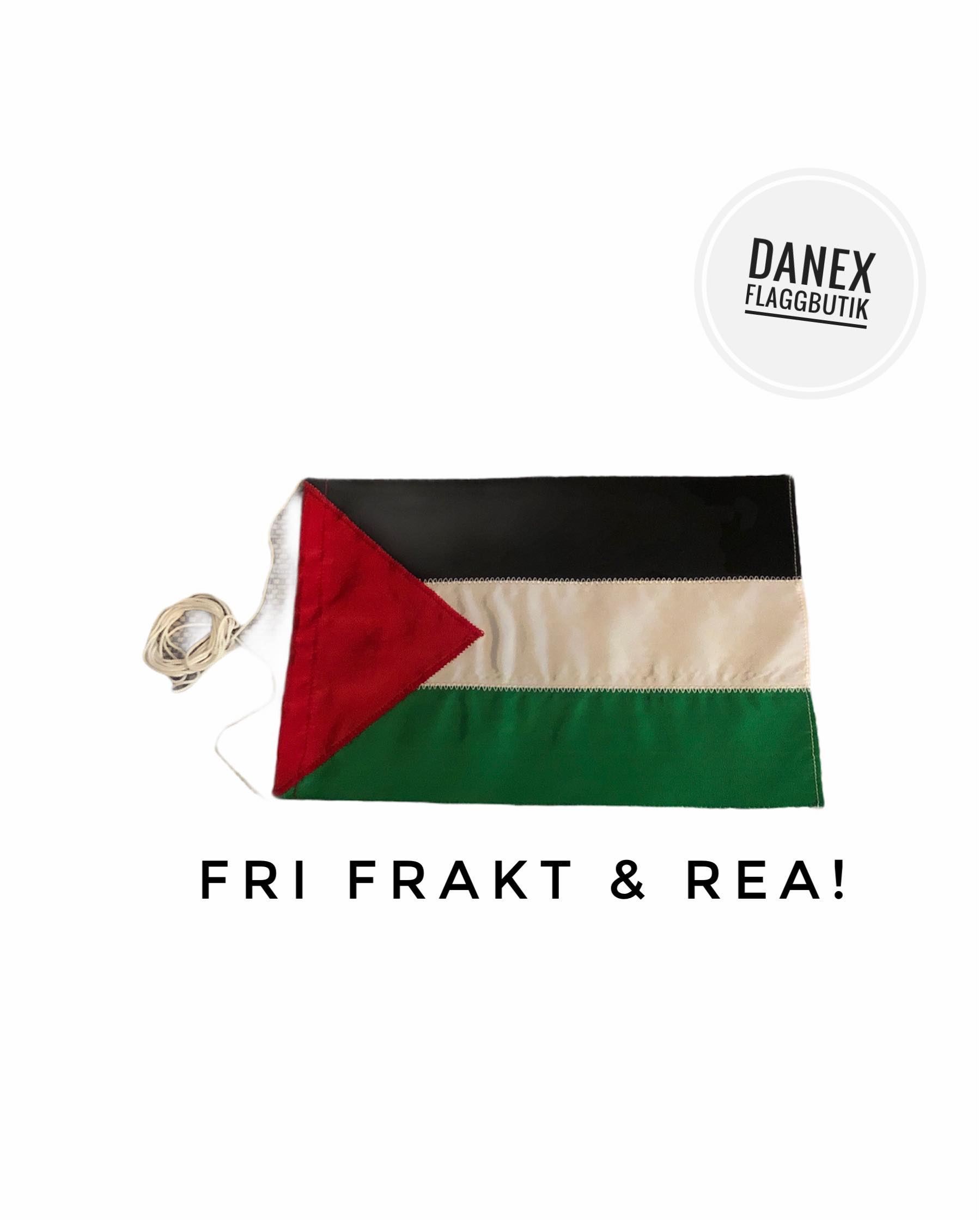 Bordsflagga REA - Palestina - 12x18 cm