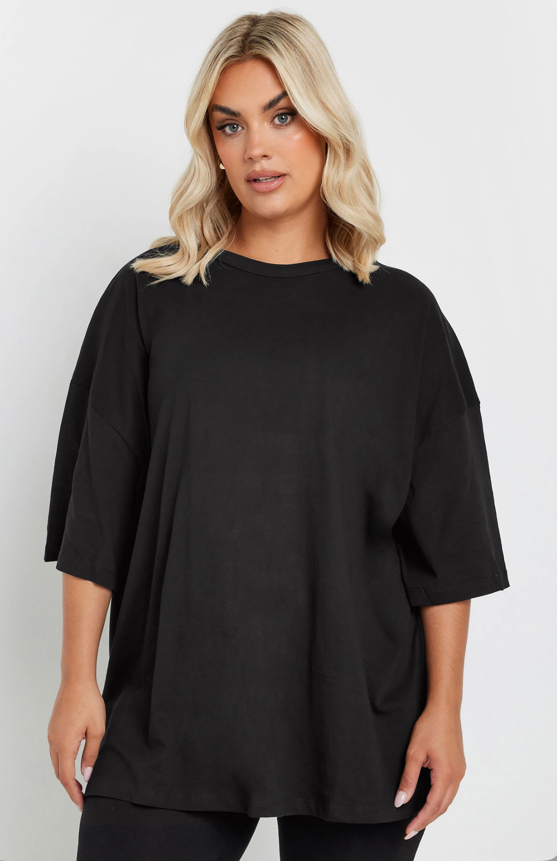 Topp i oversizemodell, Hildur, svart  - 2