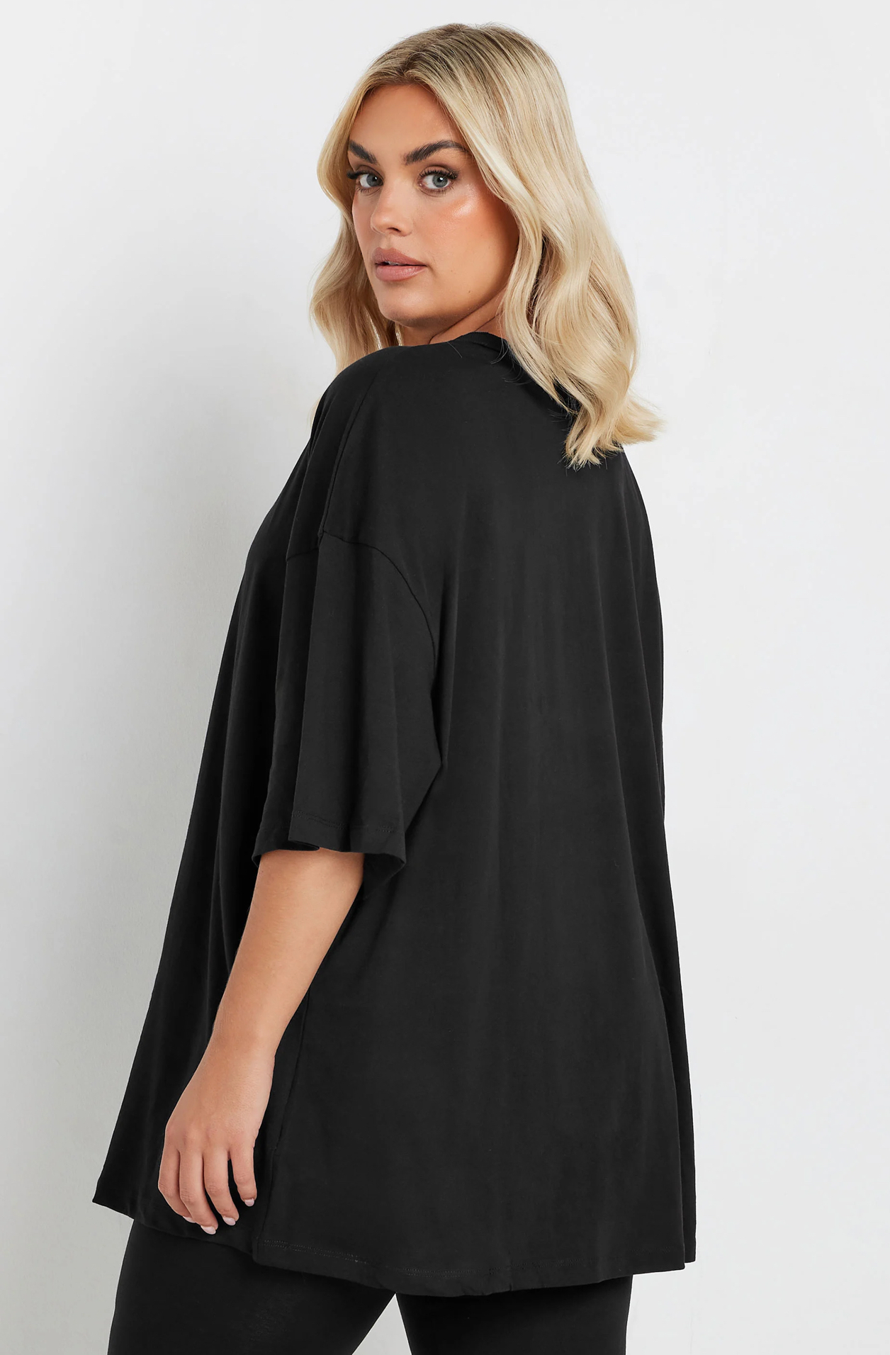 Topp i oversizemodell, Hildur, svart  - 6