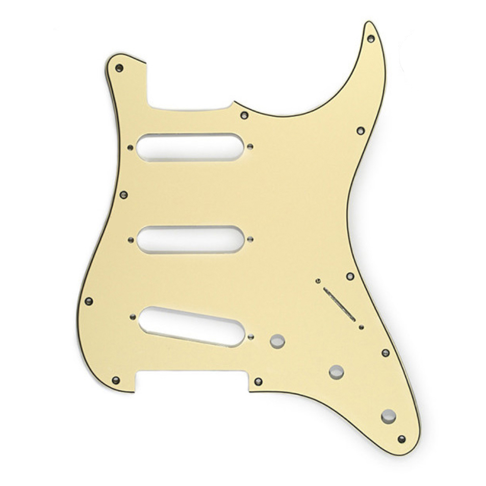 Pickguard  '62 Stratocaster 3-Ply (Light Cream)