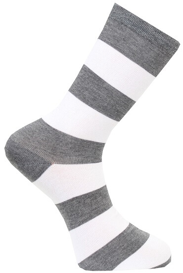 Millers Bambustrumpor, Grå & Vit