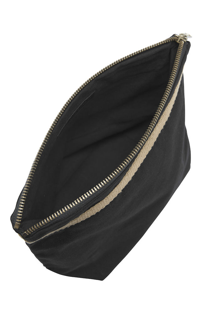 Canvas Toilet Case, Cottover, Black, Fairtrade, Organic & GOTS - 5