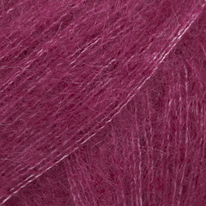 Drops Kid-Silk  Uni-Colour Mörk Rosa Col 17