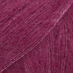 Drops Kid-Silk  Uni-Colour Mörk Rosa Col 17