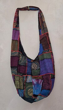 Axelväska - Patchwork - XL