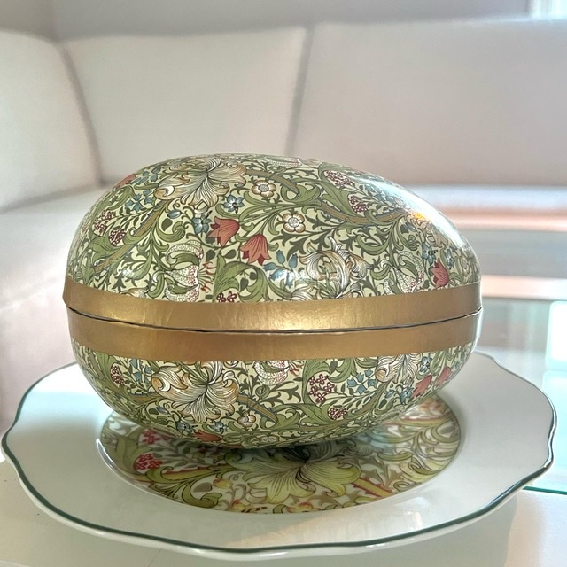 Easter egg - Egg - Golden Lily - William Morris - 15 cm - 5
