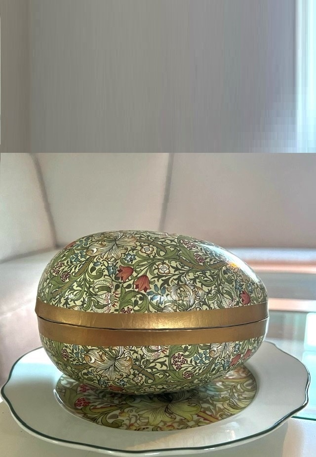 Easter egg - Egg - Golden Lily - William Morris - 15 cm - 2