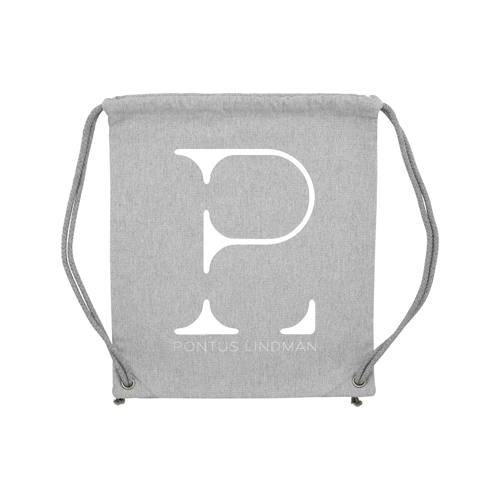 Grey Gym Bag Logo