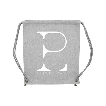 Grey Gym Bag Logo