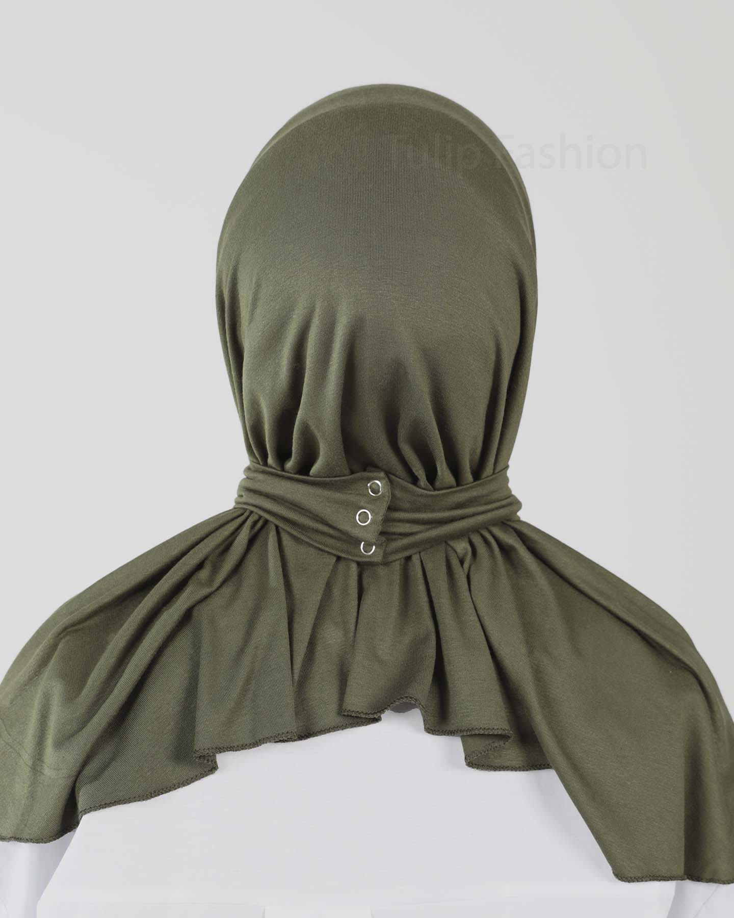 Hijab - Al Amira Instant Jersey - Olivgrön - 4