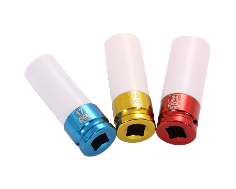 PCL Hjulmutterhylssats 1/2ˮ 17,19,21 mm - 2