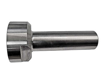 Back piece with handle for wheel puller