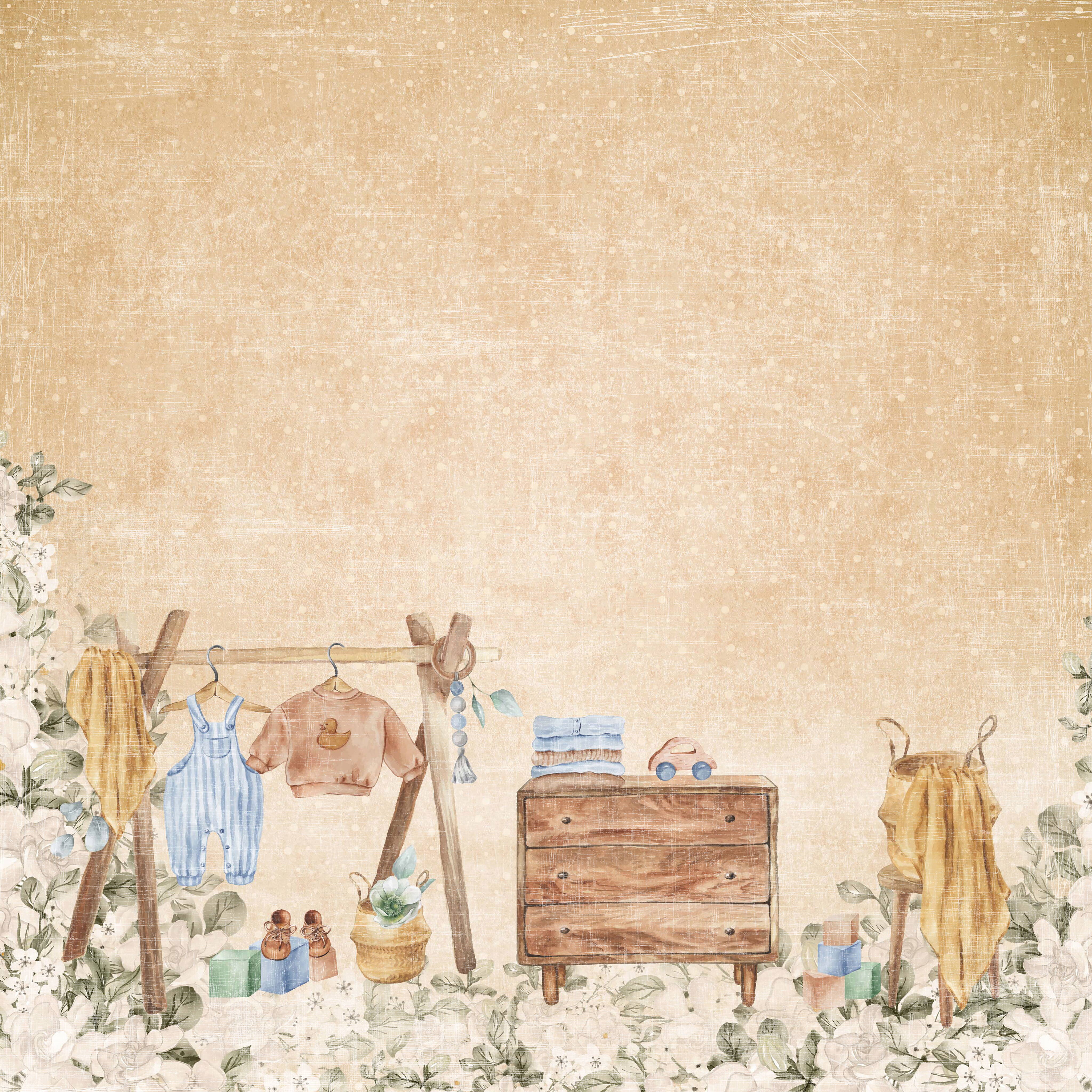 Papper Reprint - Vintage Baby - 12x12
