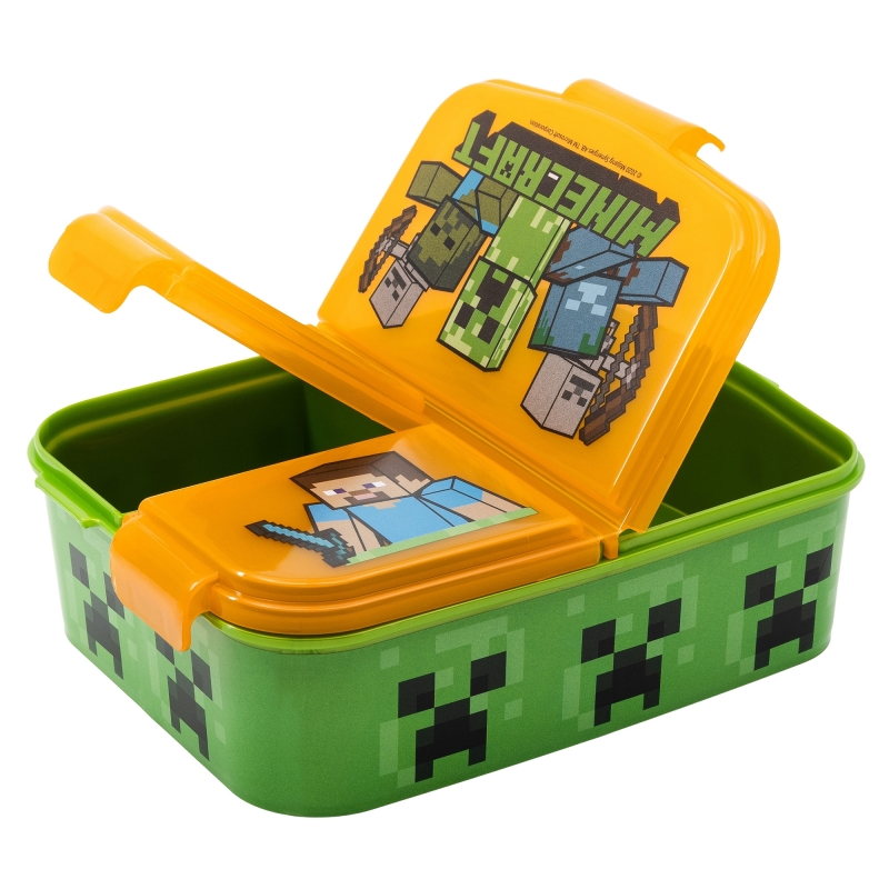 Minecraft Matlåda 3-fack - 3