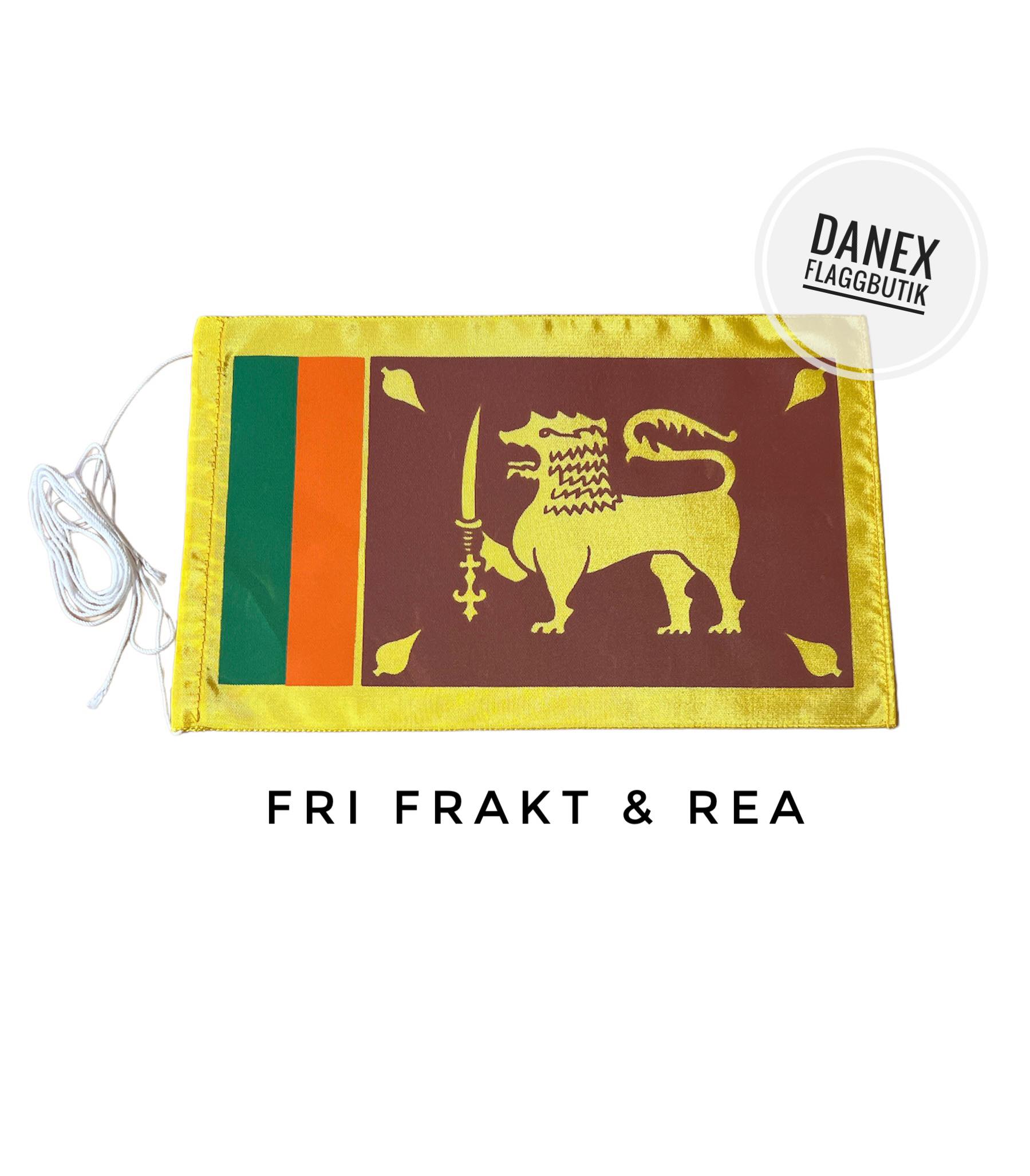 Bordsflagga REA -Sri Lanka - 12x18 cm