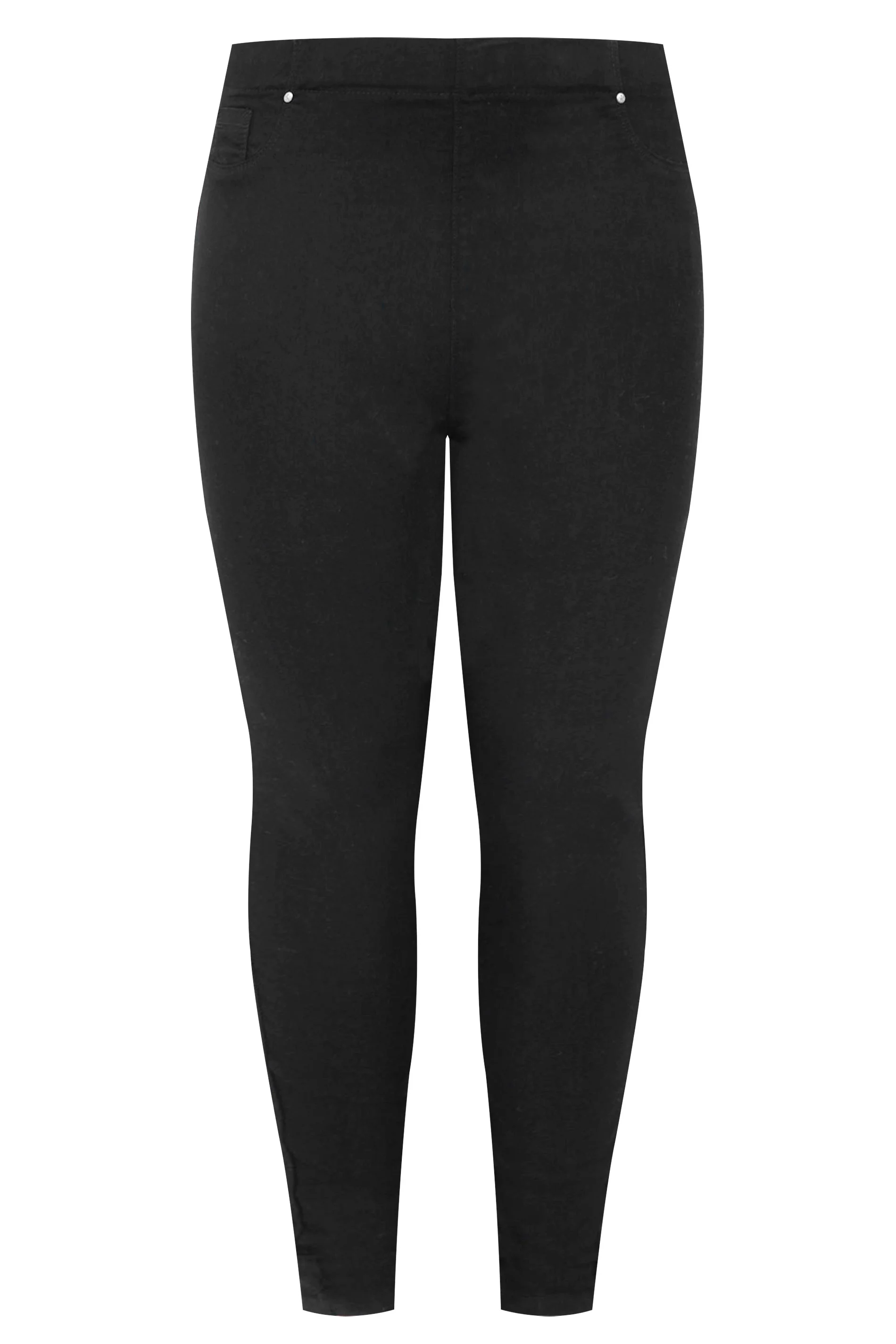 Jeggings med fickor, Jenny, svart  - 7