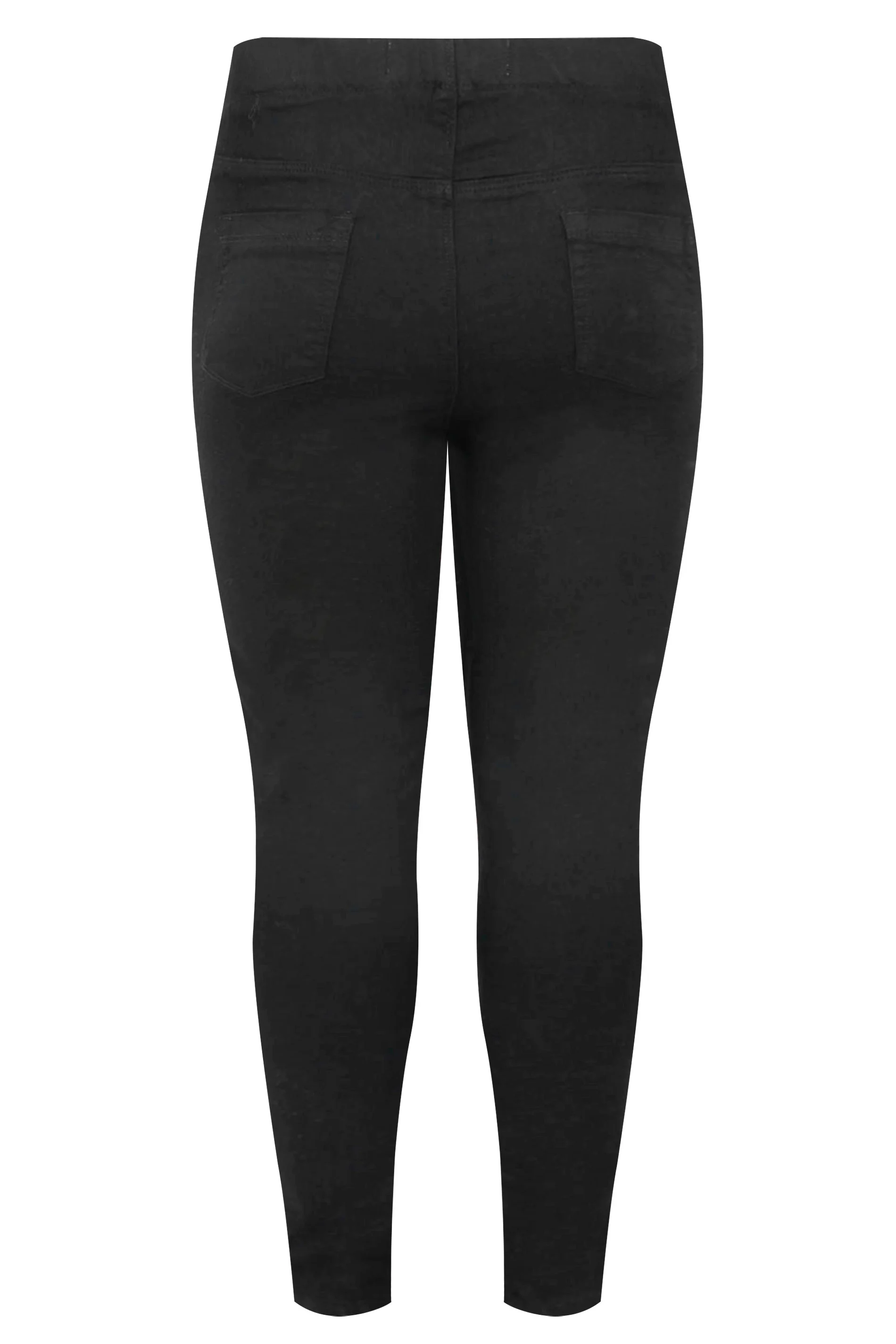 Jeggings med fickor, Jenny, svart  - 8