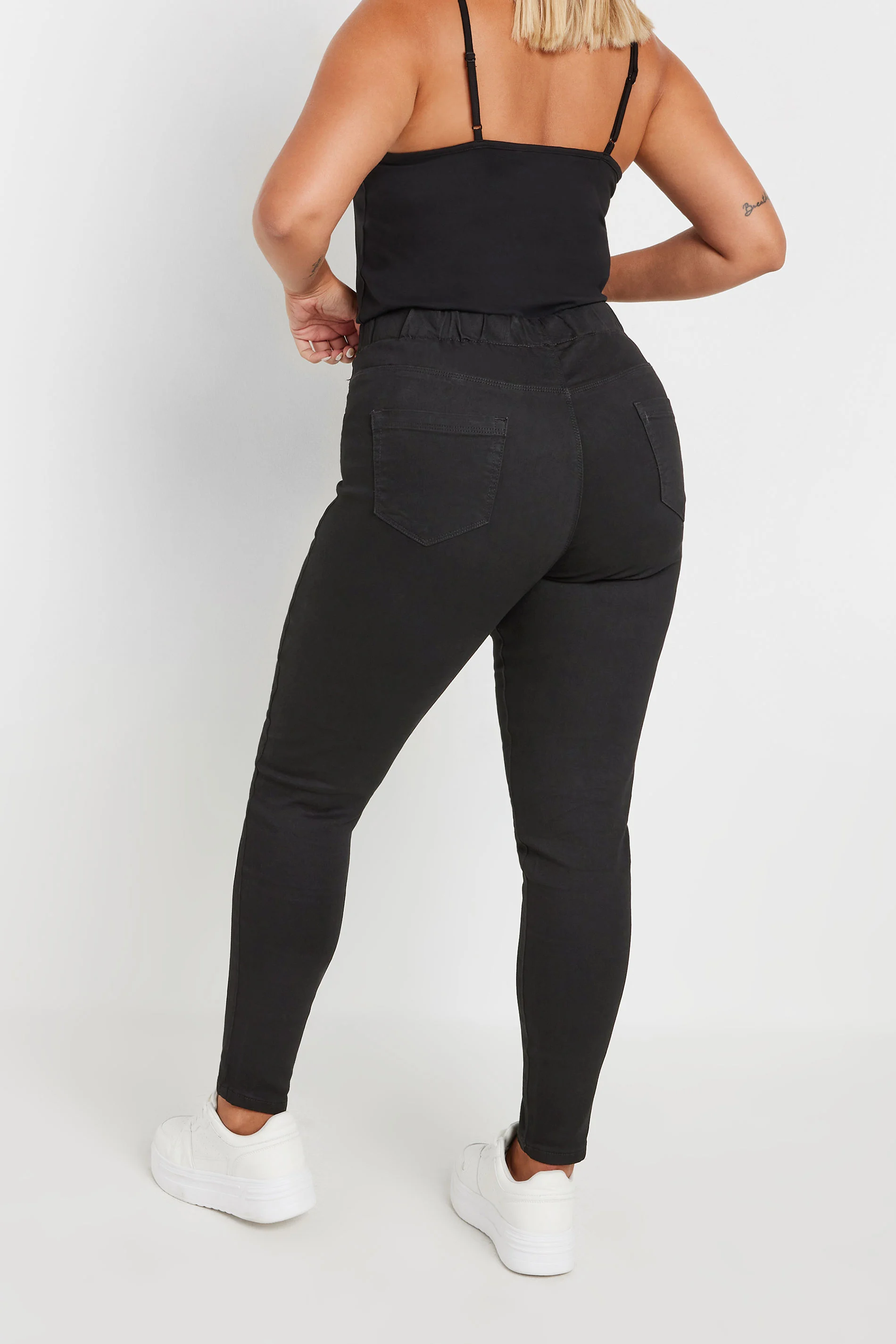 Jeggings med fickor, Jenny, svart  - 6