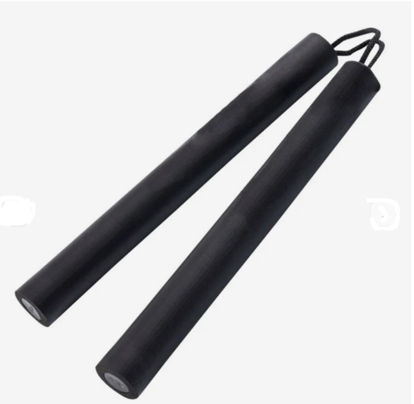 Foam Cord Nunchaku, 30 cm, Svart