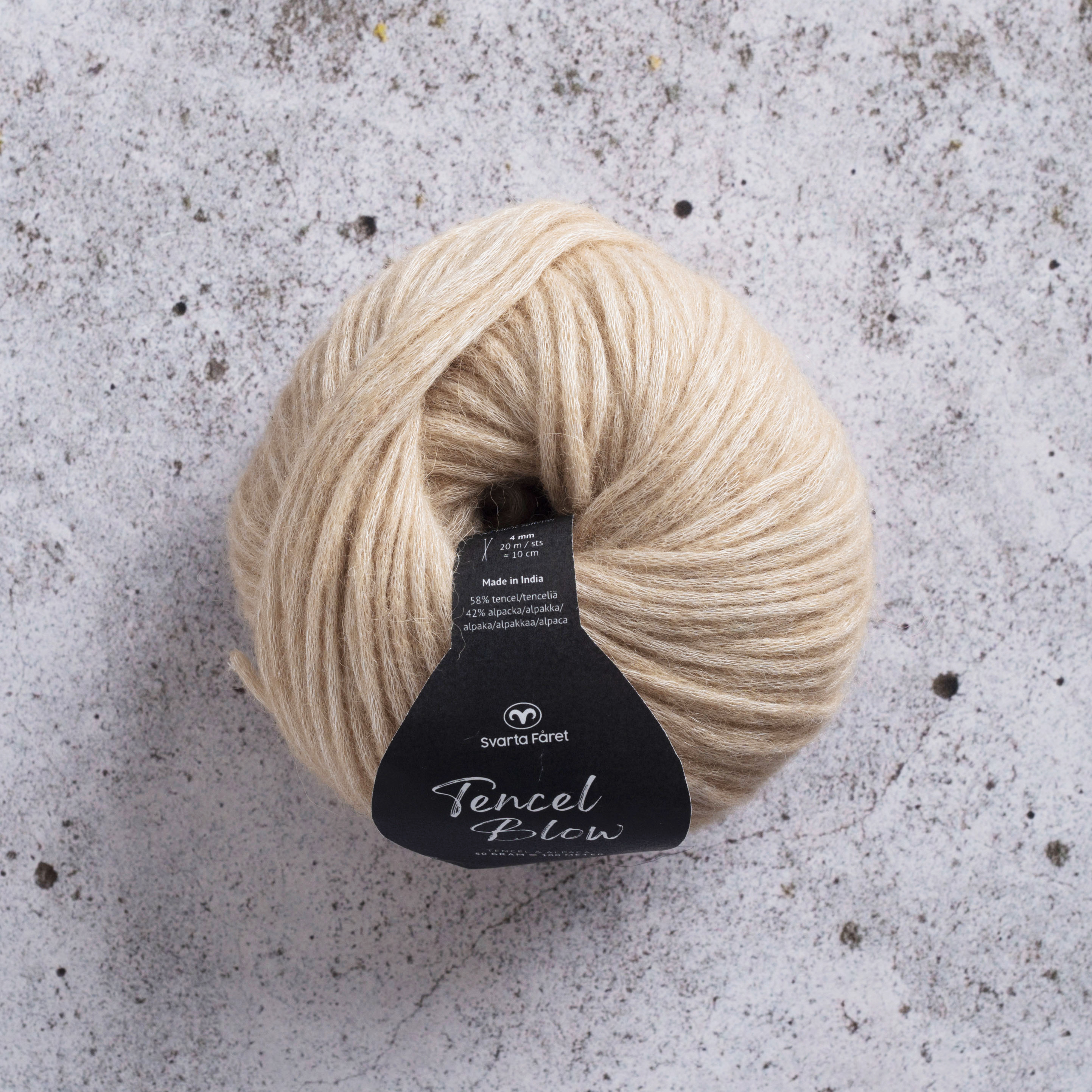 Svarta Fåret Tencel Blow Calico Beige - 2