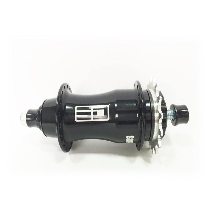 SD-X Sniper Pro Full Engagement Hub 36H 10mm + titanium bolts Black