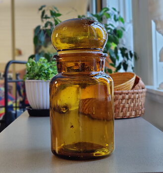 Förvaringsburk i glas 