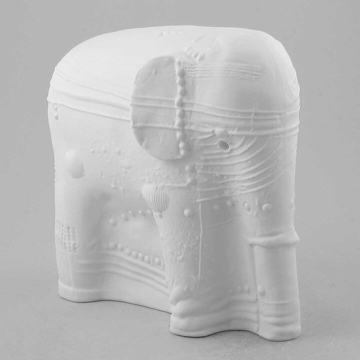 バーティル･ヴァリーン Terraシリーズ ホワイトのゾウ Elephant  1978年 21cm 